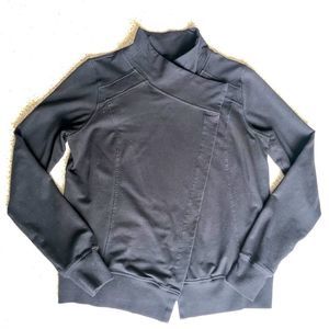 Danskin Black Crossed Front Top